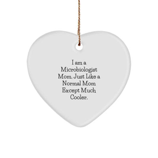 Microbiologist Mom Christmas Ornament Idea for Coworkers Gift - Image 1