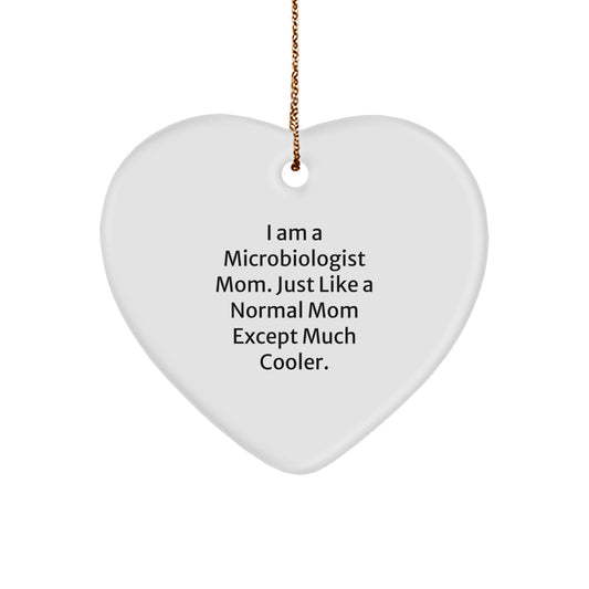 Heartfelt Joy Microbiologist Mom Christmas Ornament for Happy Kids Gift - Image 1