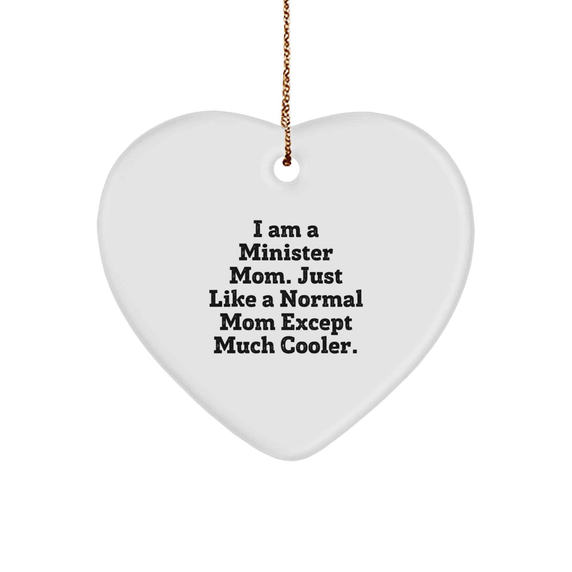 Minister Keepsake Christmas Ornament for Him Gift - Image 1