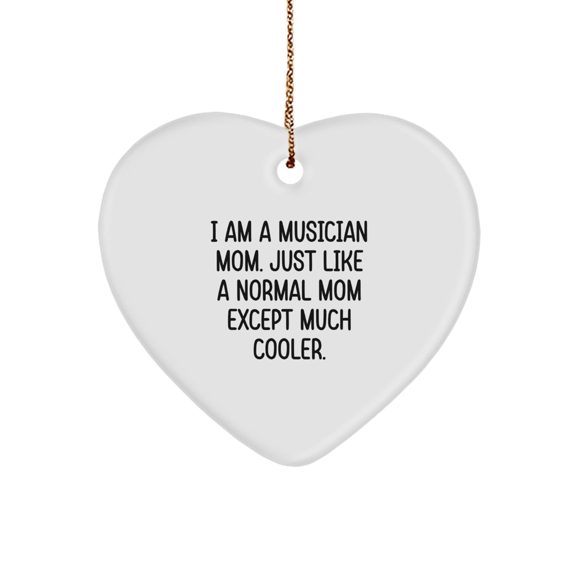 Musician Mom Holiday Christmas Ornament Idea for Coworkers Gift - Image 1