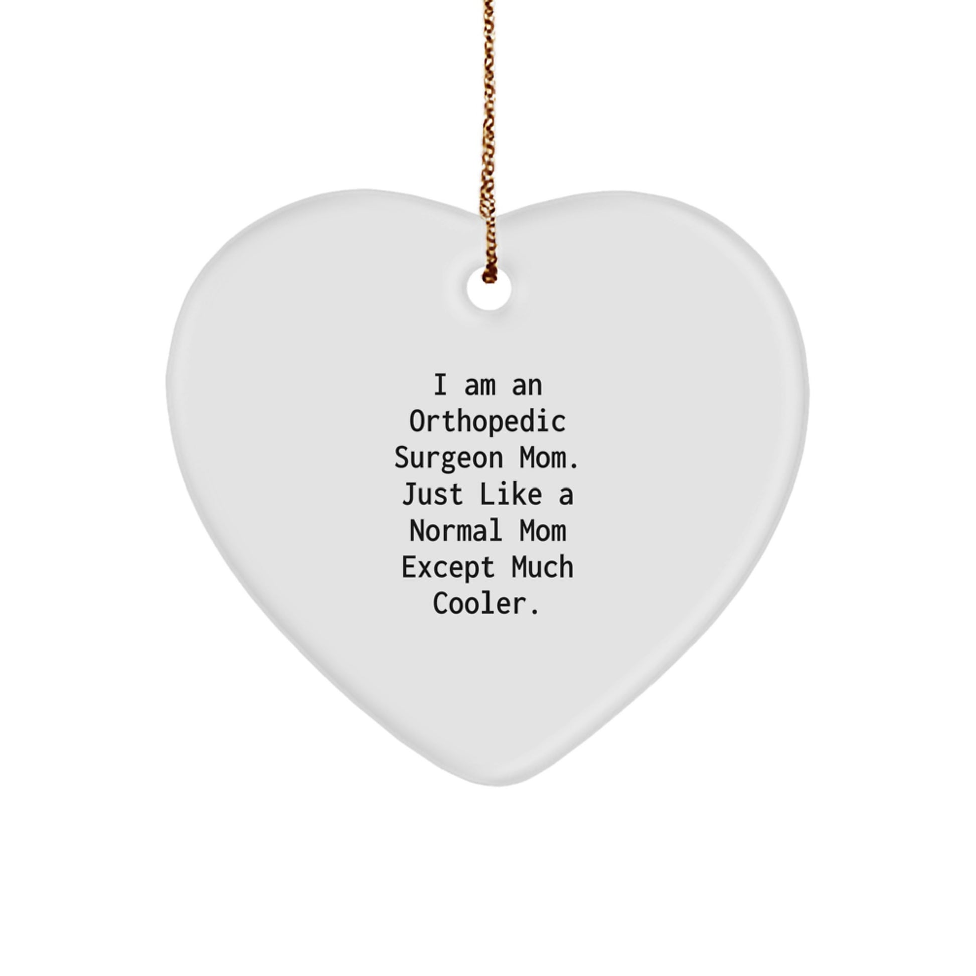 Orthopedic Surgeon Heart Ornament Gift for a Colleague Christmas - Image 1