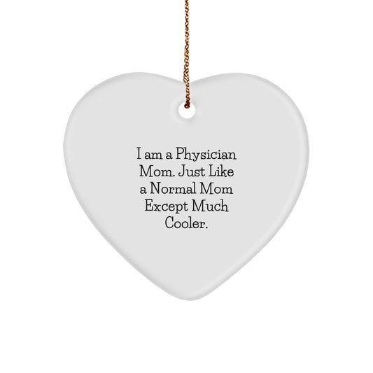 Funny Physician Heart Ornament Gifts from Friends and Family for Christmas Unique Gifts - Image 1