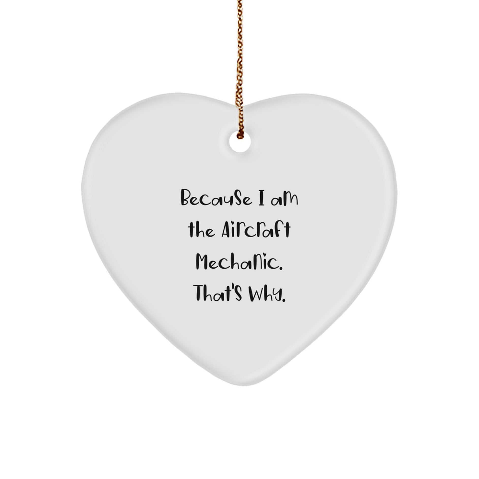Aircraft Mechanic Favorite Christmas Ornament for Kids Gift - Image 1