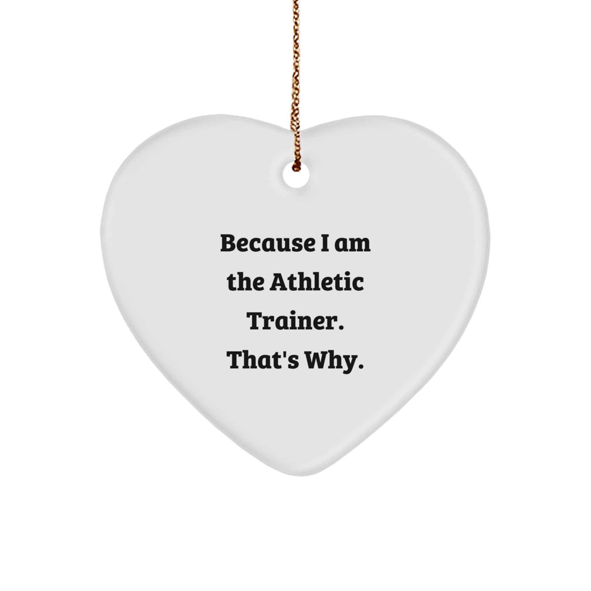 Novelty Athletic Trainer Christmas Ornament Keepsake for Friends Gift - Image 1