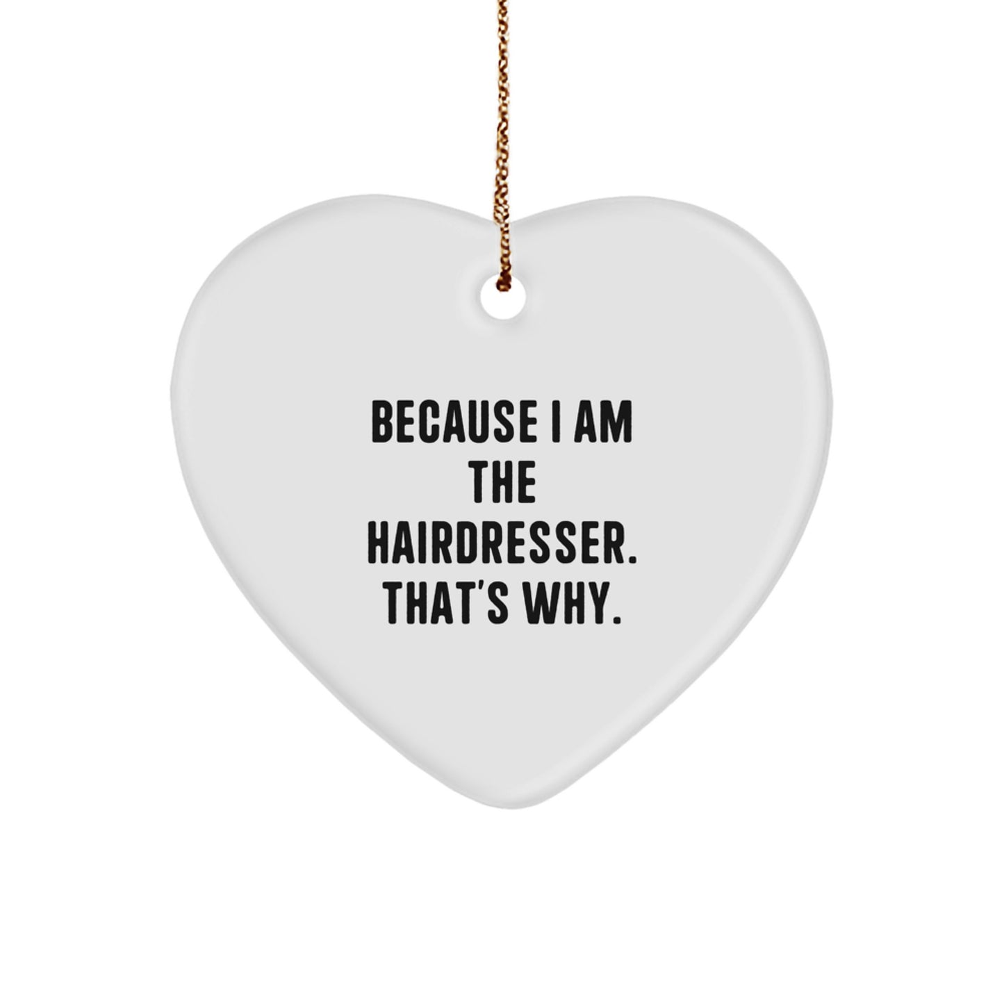 Hairdresser Christmas Ornament for Coworkers Idea Gift - Image 1