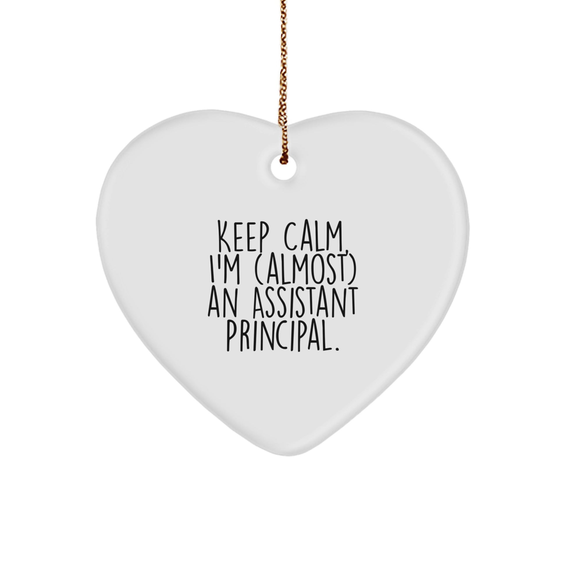 Assistant Principal Keepsake Christmas Ornament for Him Gift - Image 1