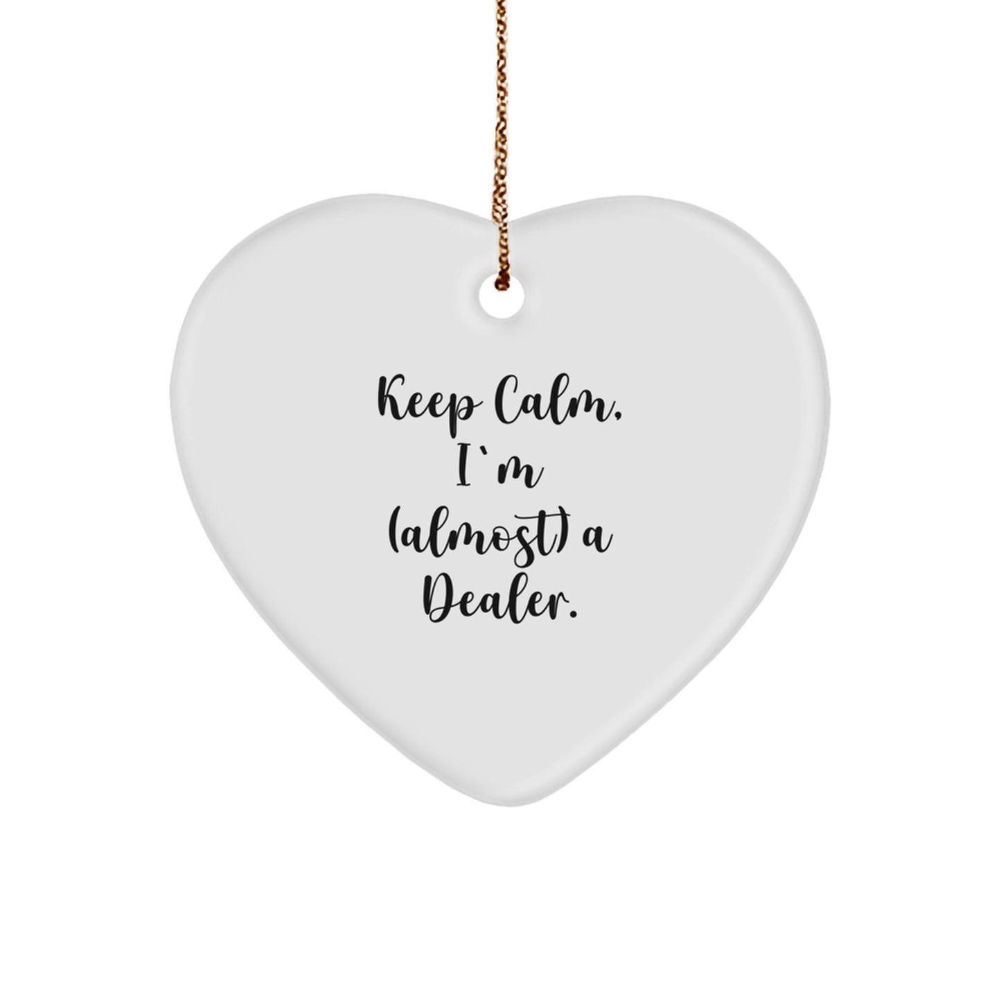 Christmas Gift for Her Dealer Keepsake Ornament Present - Image 1
