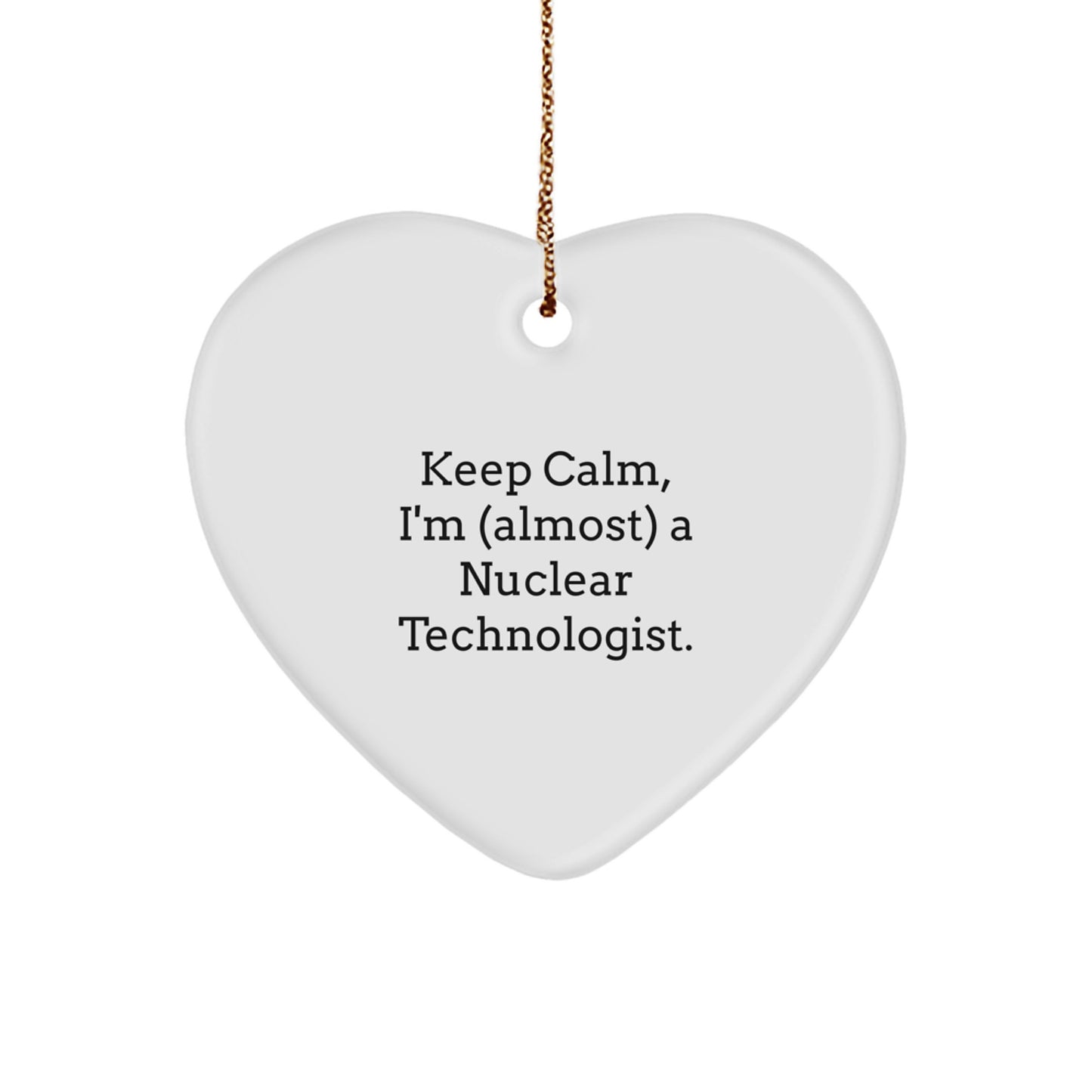 Nuclear Technologist Christmas Ornament Idea for Coworkers Gift - Image 1