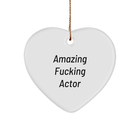 Actor Christmas Ornament Gift for Family - Treasure Amazing Fucking - Image 1