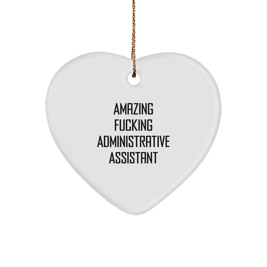 Administrative Assistant Christmas Ornament Gift for Her Amazing - Image 1