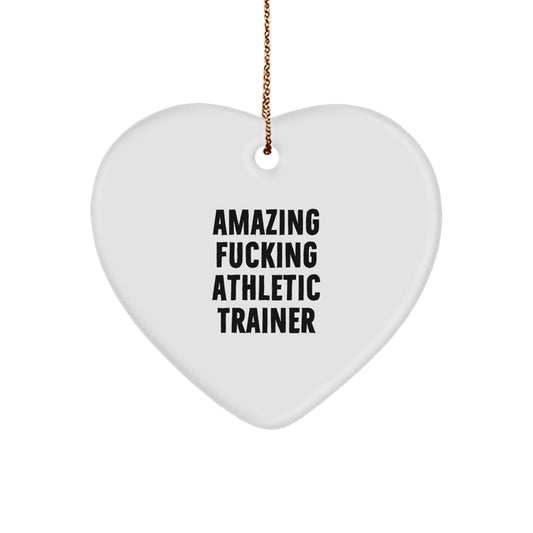 Favorite Christmas Ornament Gift for Kids - Amazing Fucking Athletic - Image 1