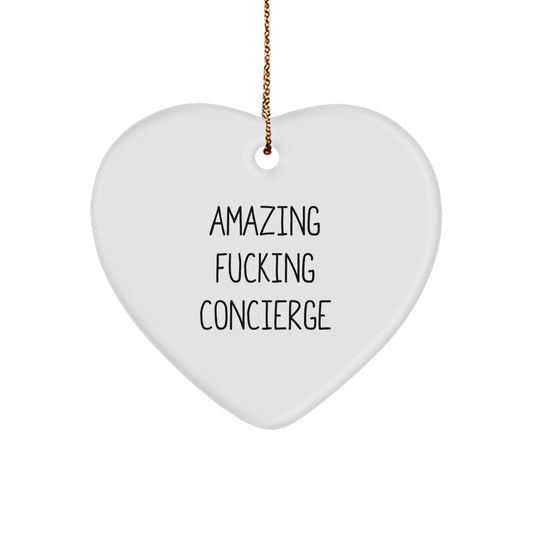 Concierge Ornament Treasure for Kids F**king Concierge Christmas Gift - Image 1