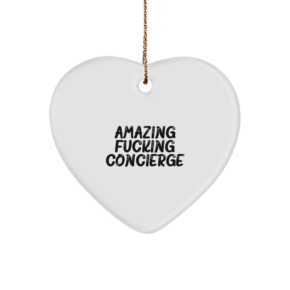 Concierge Heart Ornament Treasure for Family Keepsake Christmas Gift - Image 1
