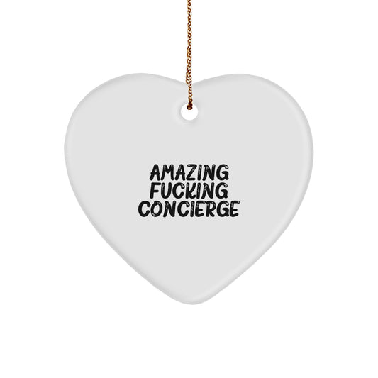 Concierge Heart Ornament Treasure for Family Keepsake Christmas Gift - Image 1