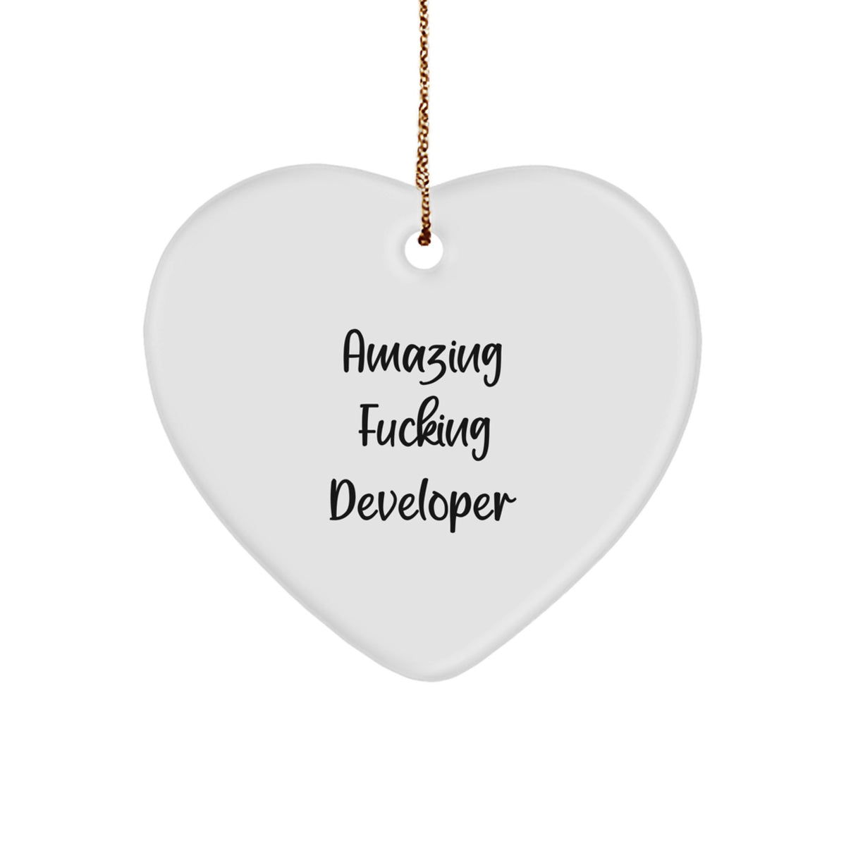 Amazing Developer Keepsake Holiday Christmas Ornament for Him Gift - Image 1