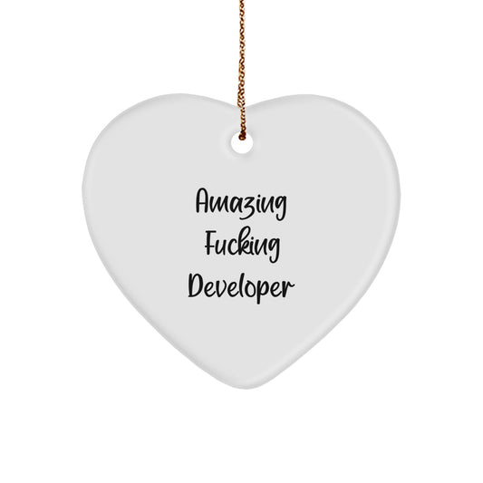 Amazing Developer Keepsake Holiday Christmas Ornament for Him Gift - Image 1