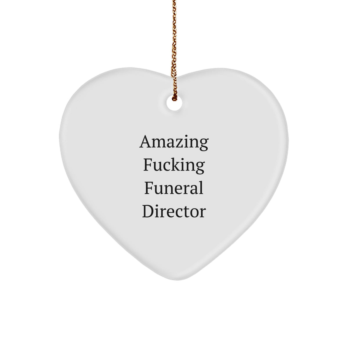 Favorite Christmas Ornament Gift for Kids - Amazing Fucking Funeral - Image 1