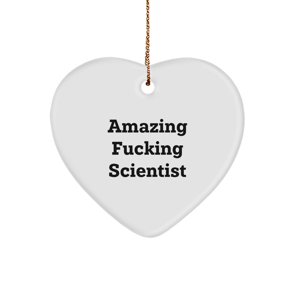 Amazing Scientist Keepsake Christmas Ornament for Him Surprise Gift - Image 1