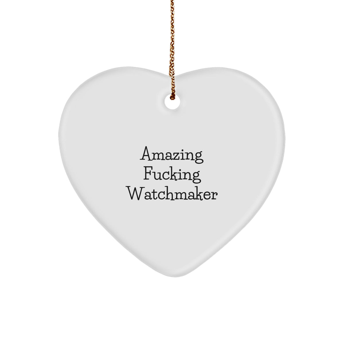Watchmaker Favorite Heart Ornament for Kids – Surprise Christmas Gift - Image 1
