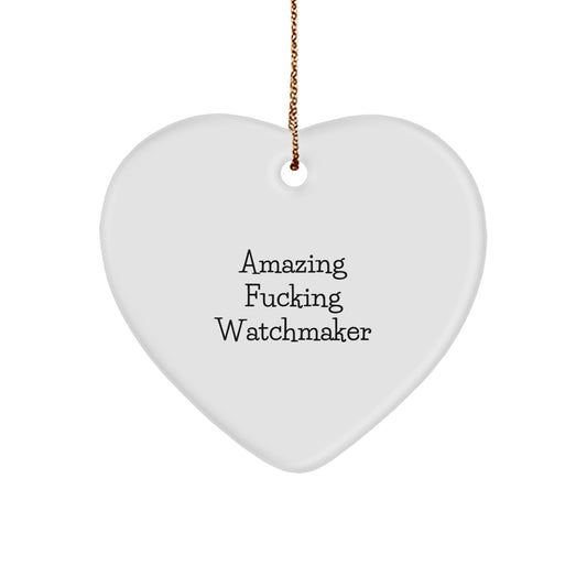 Watchmaker Favorite Heart Ornament for Kids – Surprise Christmas Gift - Image 1