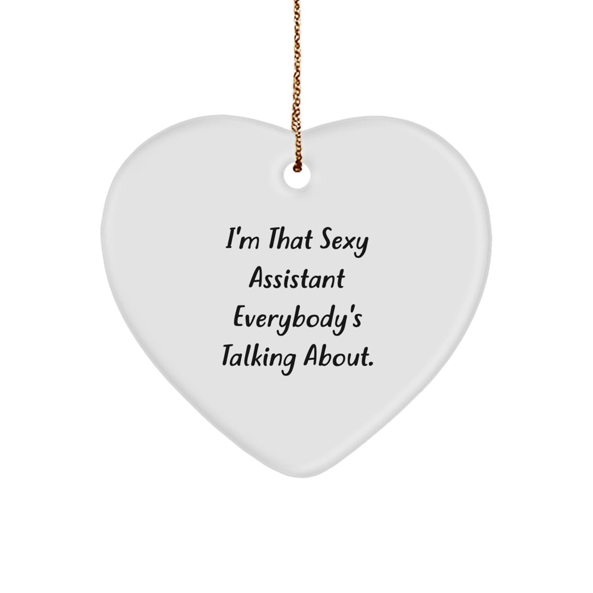 Assistant Favorite Heart Ornament Christmas Gift for Kids - Image 1