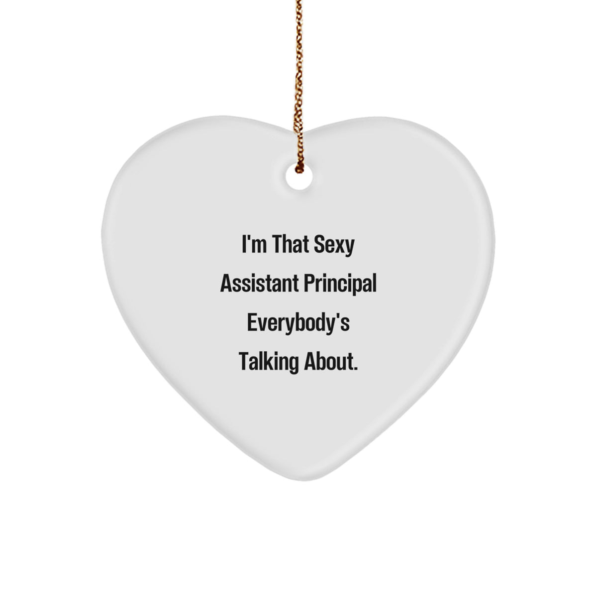 Christmas Ornament Gift Hilarious Assistant Principal Present - Image 1
