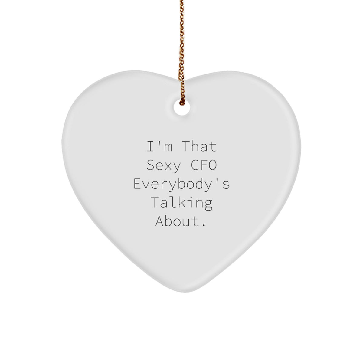 Heart Ornament Treasure for Family Cfo Christmas Holiday Gift - Image 1
