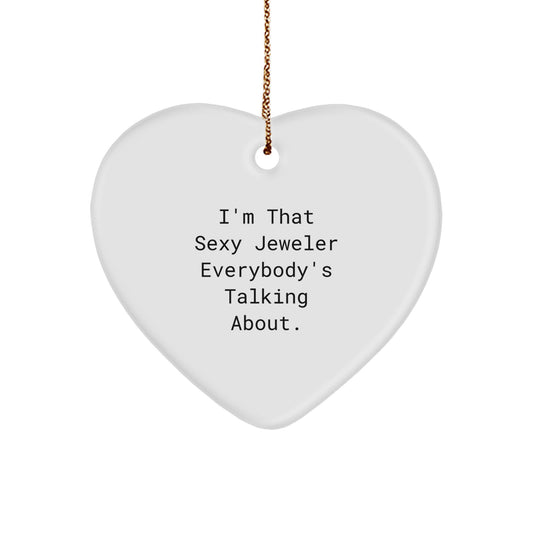 Christmas Ornament A Sexy Jeweler Gift Idea for Coworkers - Festive - Image 1