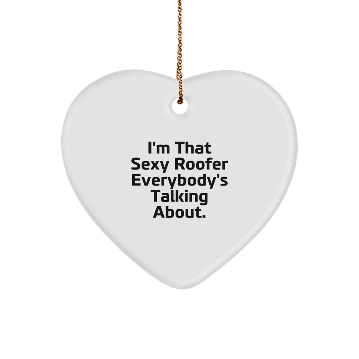 Roofer Keepsake Christmas Ornament for Him Gift - Image 1