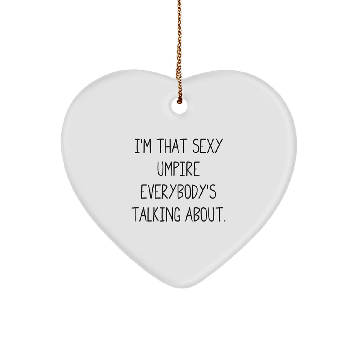 Umpire Christmas Ornament Idea for Coworkers Gift Surprise Holiday - Image 1