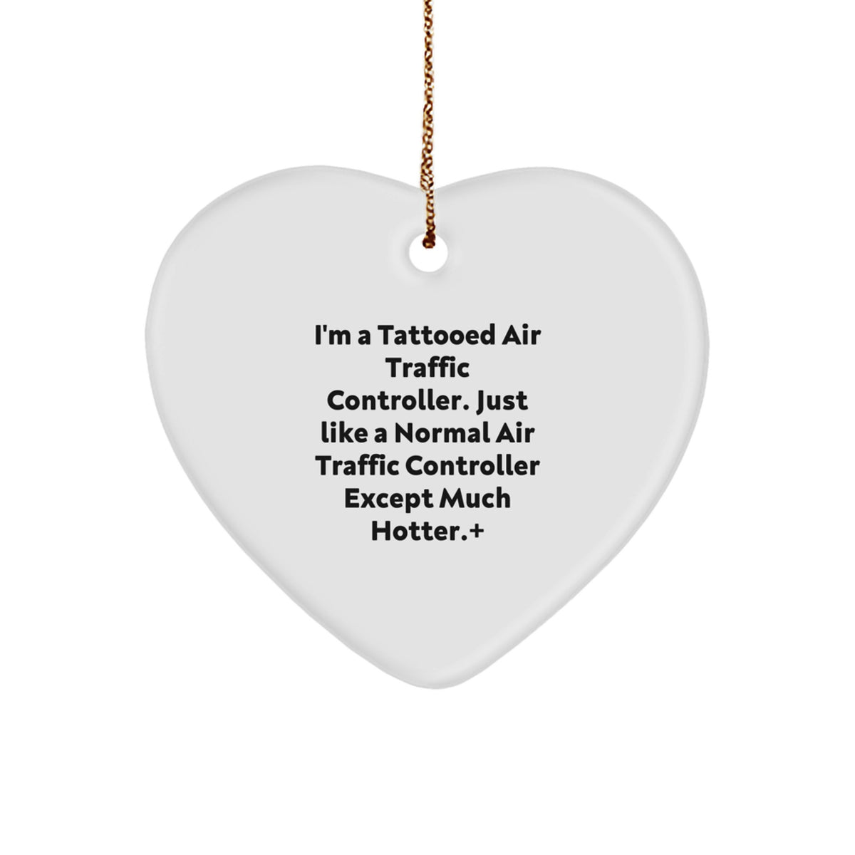 Air Traffic Controller Keepsake Christmas Ornament for Him Gift - Image 1