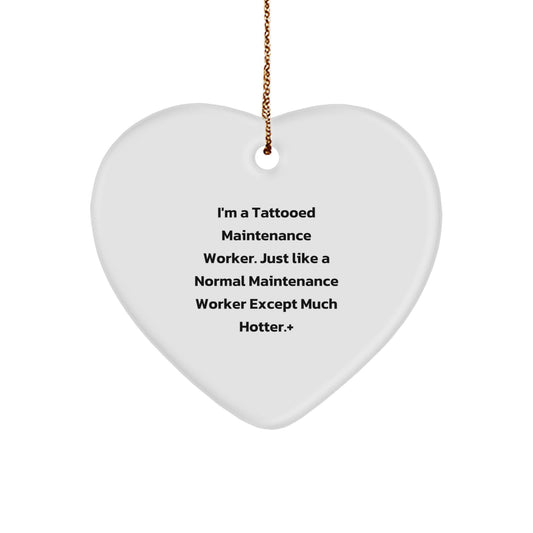 Maintenance Worker Keepsake Christmas Ornament for Him Gift - Image 1