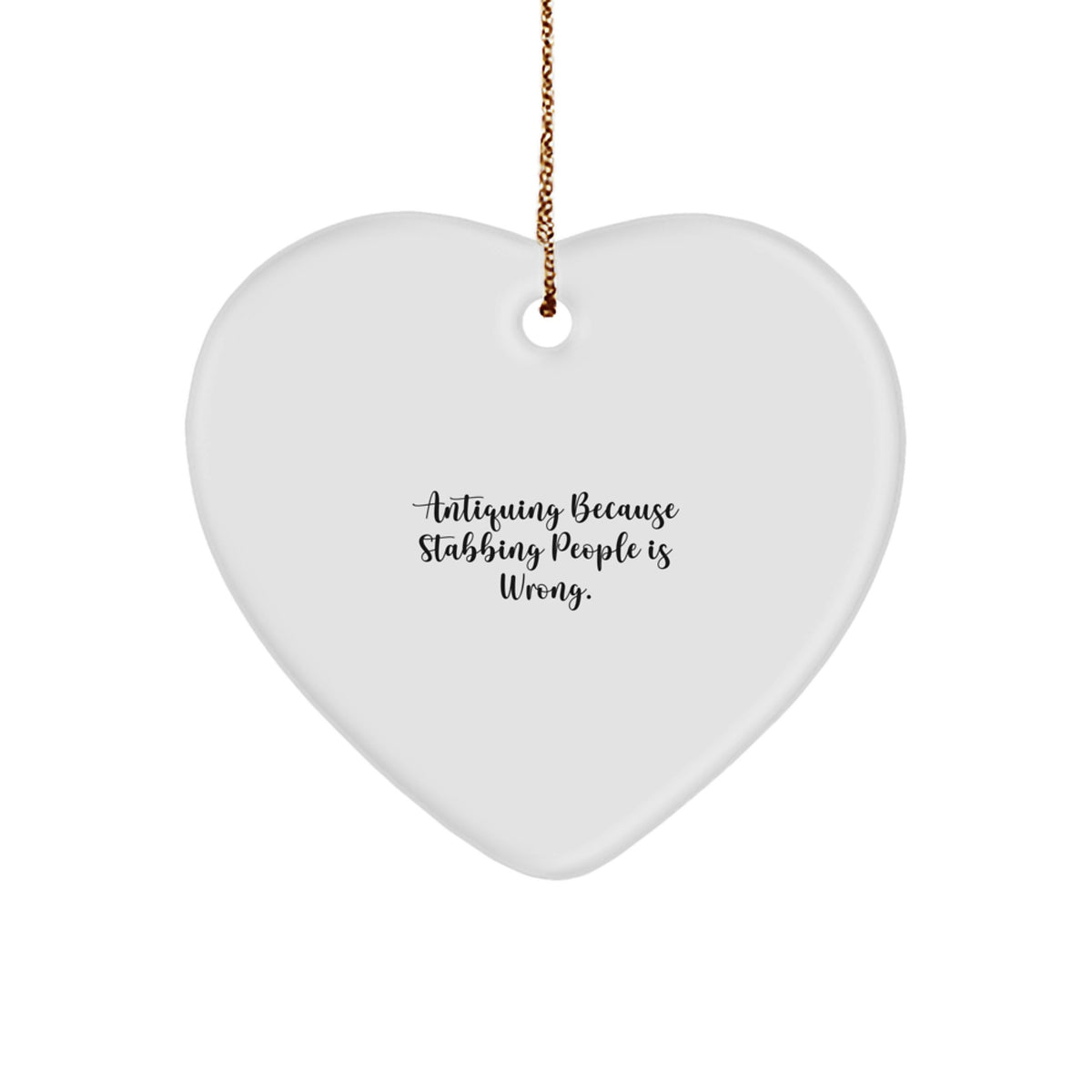Christmas Gift for Her Antiquing Present - A Witty Holiday Keepsake - Image 1