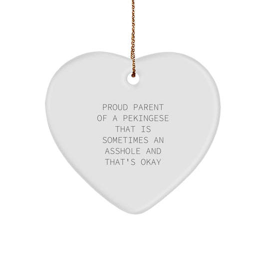 Funny Pekingese Dog Lover Gifts from Friends to Family for Christmas Unique Presents - Image 1