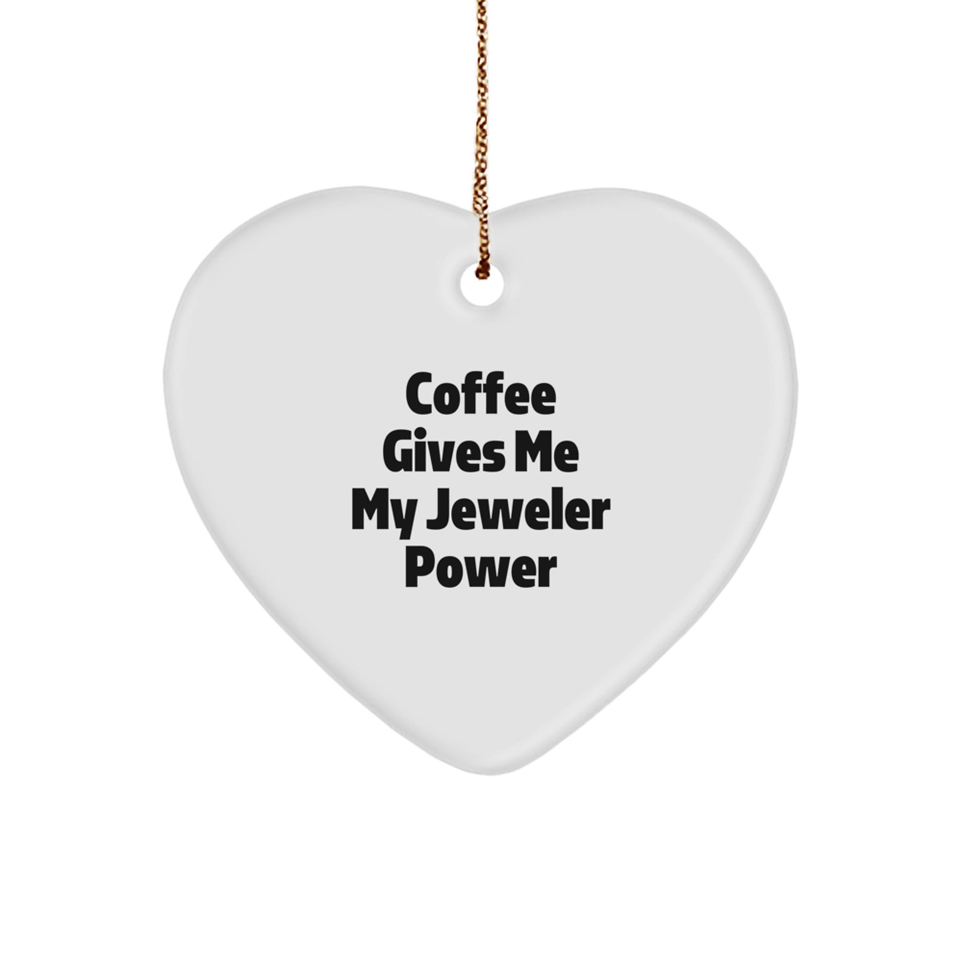 Funny Jeweler Heart Ornament Gifts for Men, Women, Friends, Coworkers, Family - Christmas Unique Gifts from Friends, Family, Men, Women, Kids - Image 1