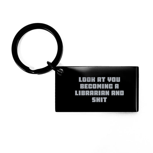 Funny Librarian Keychain Gifts from Friends for Librarian Christmas Unique Ideas - Image 1