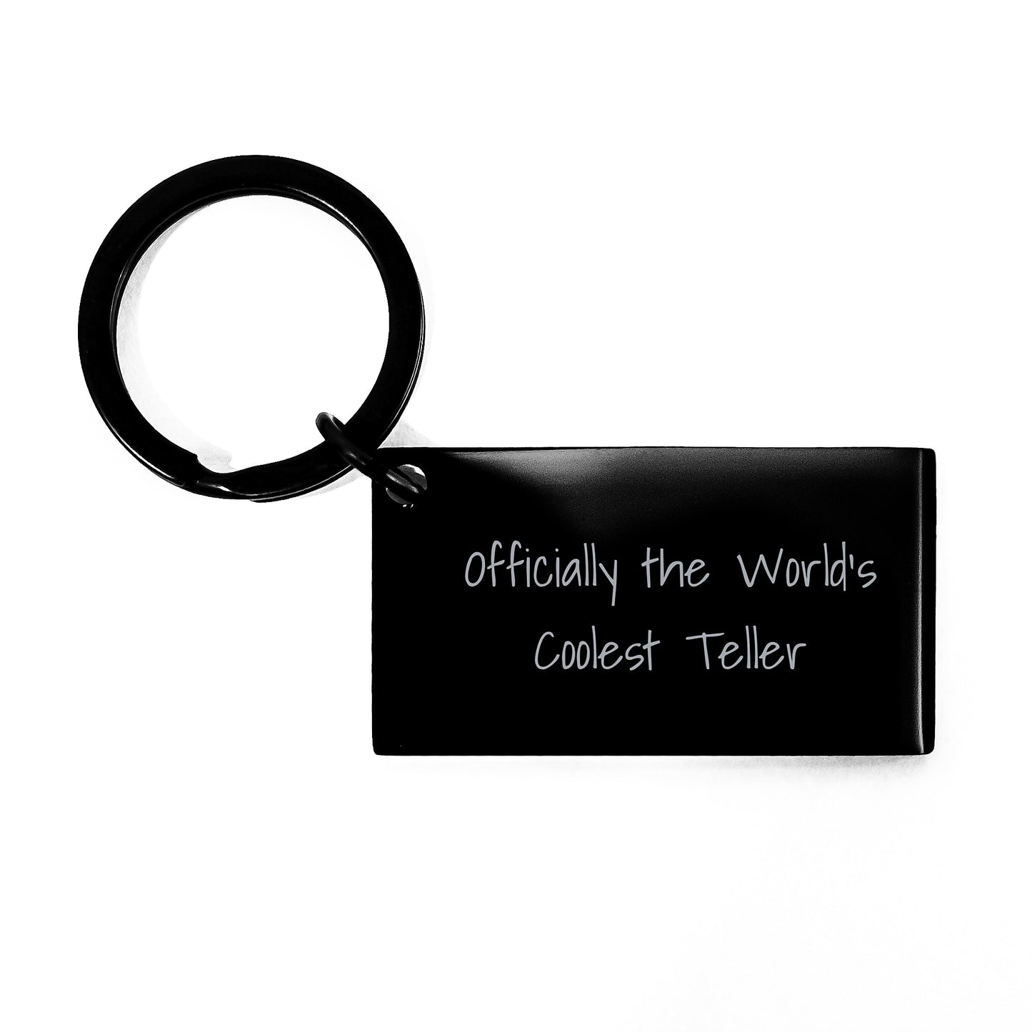 Funny Teller Engraved Keychain Gifts from Friends for Graduation Unique Keychain - Image 1