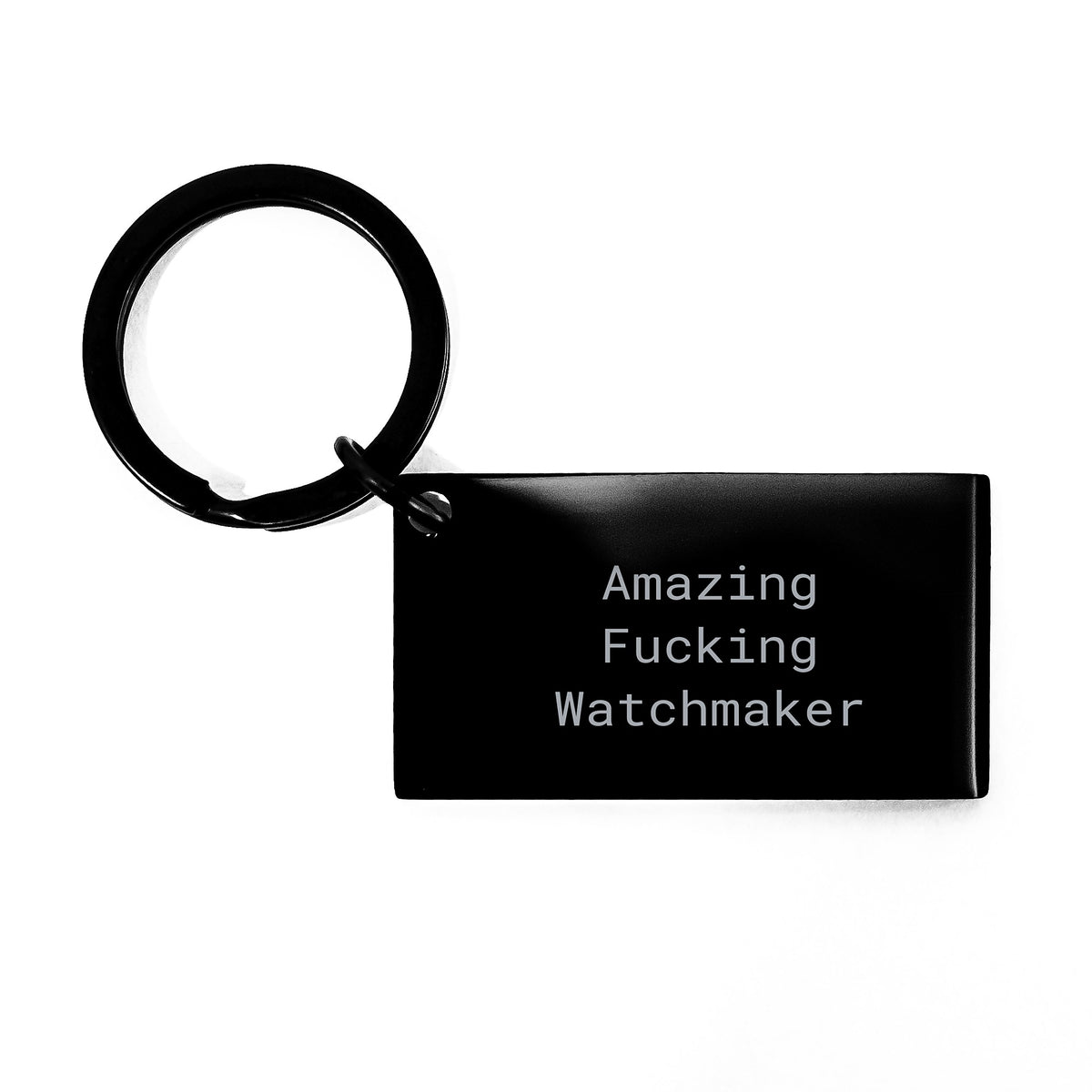 Watchmaker Gift for Him - Amazing Fucking Watchmaker Keepsake Keychain - Image 1