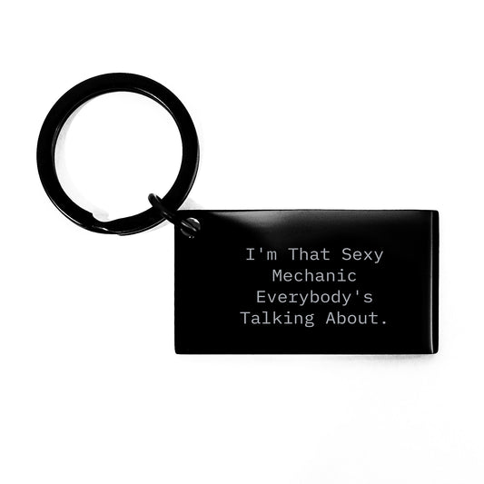 Funny Mechanic Keychain Gifts from Friends for the Sexy Mechanic Lover on Birthday - Image 1