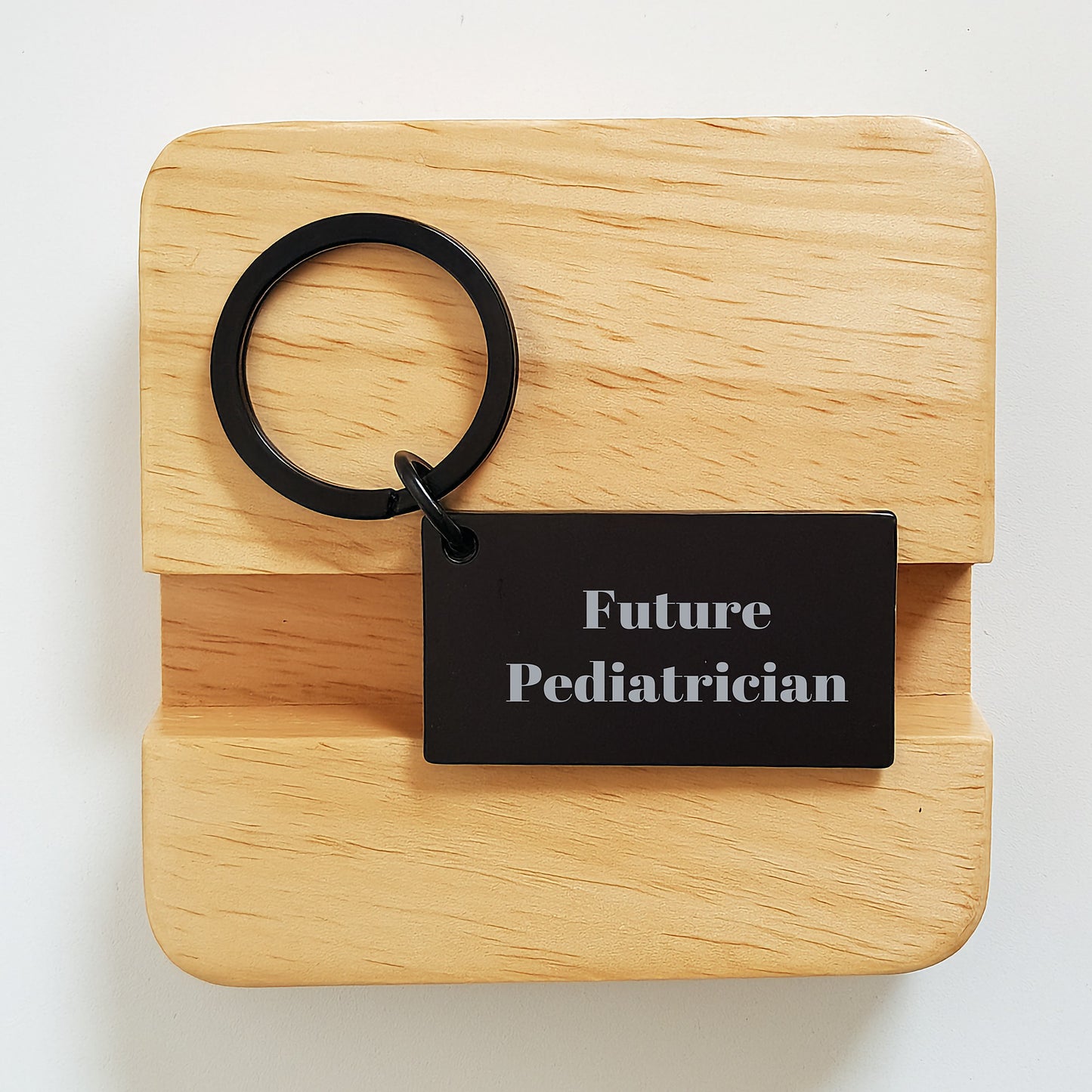 Funny Future Pediatrician Keychain Gifts for Pediatrician Friends, Birthday Unique Gifts from Family, Keychain for Pediatrician - Image 2