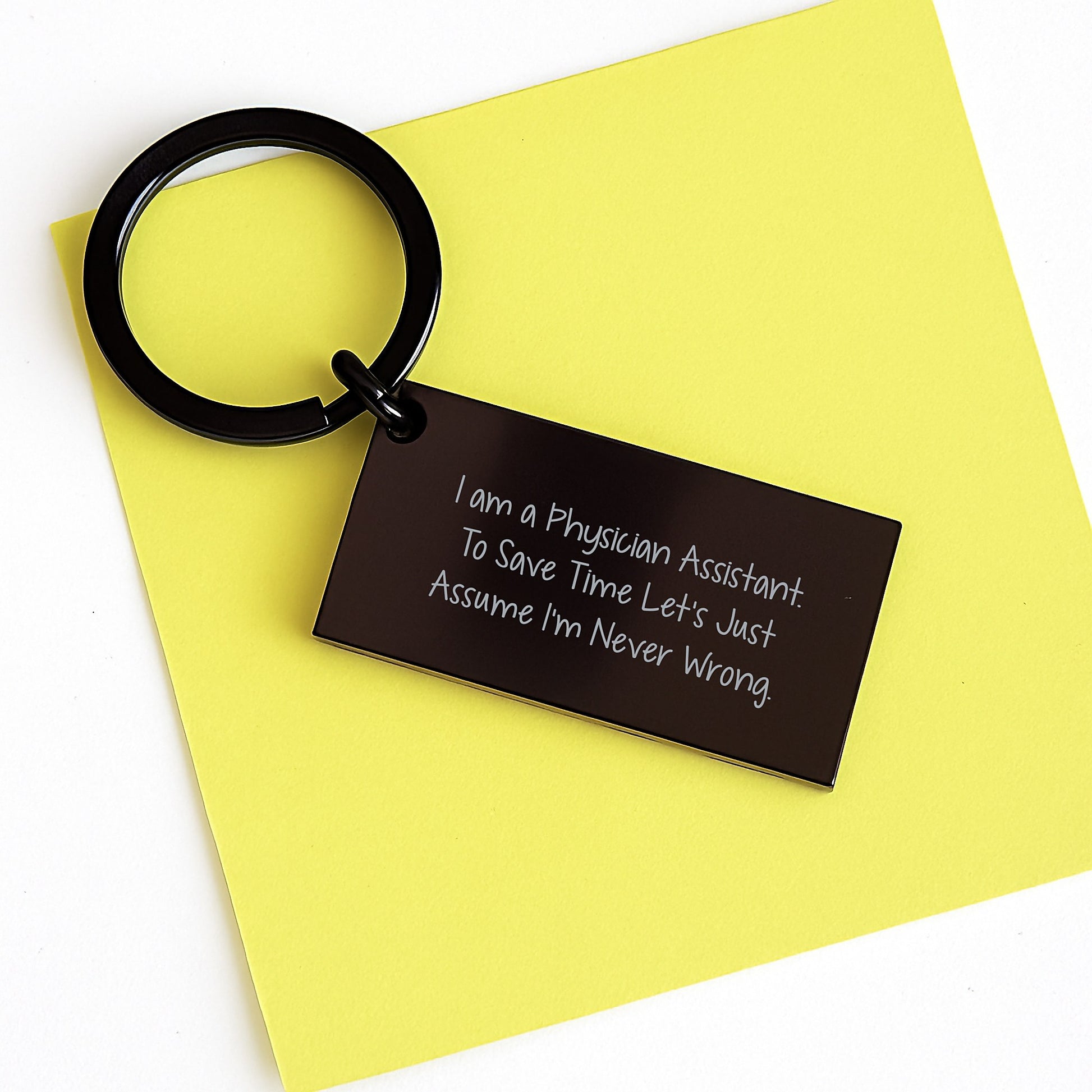 Physician Assistant Keepsake Keychain for Him Birthday Gift Premium - Image 3