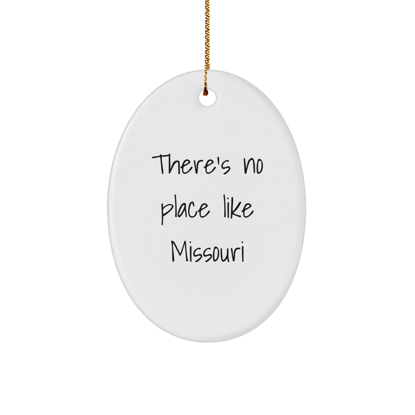 Missouri Oval Ornament Gifts from Friends and Family for Christmas Unique Decorations - Image 1