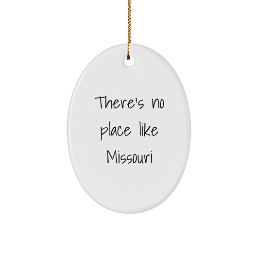 Missouri Oval Ornament Gifts from Friends and Family for Christmas Unique Decorations - Image 1