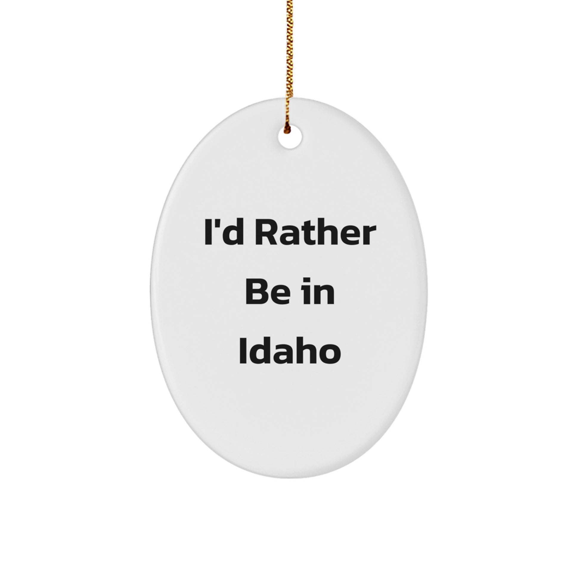 Idaho Oval Ornament Gifts from Friends, Family to Idaho Lovers - Image 1