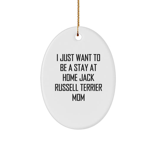 Funny Jack Russell Terrier Dog Mom Gifts from Family, Christmas Unique Gifts for Home Decor - Image 1