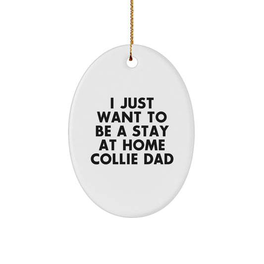 Funny Collie Dog Gifts for Men Dad Collie Dad Christmas Unique Gifts from Son - Image 1