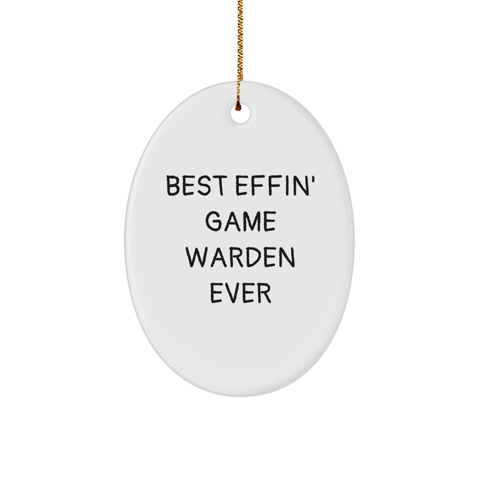 Game Warden Keepsake Christmas Ornament for Him Gift - Image 1