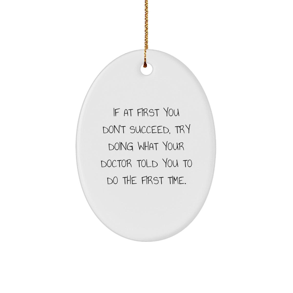 Doctor Keepsake Christmas Ornament for Him Gift - Image 1