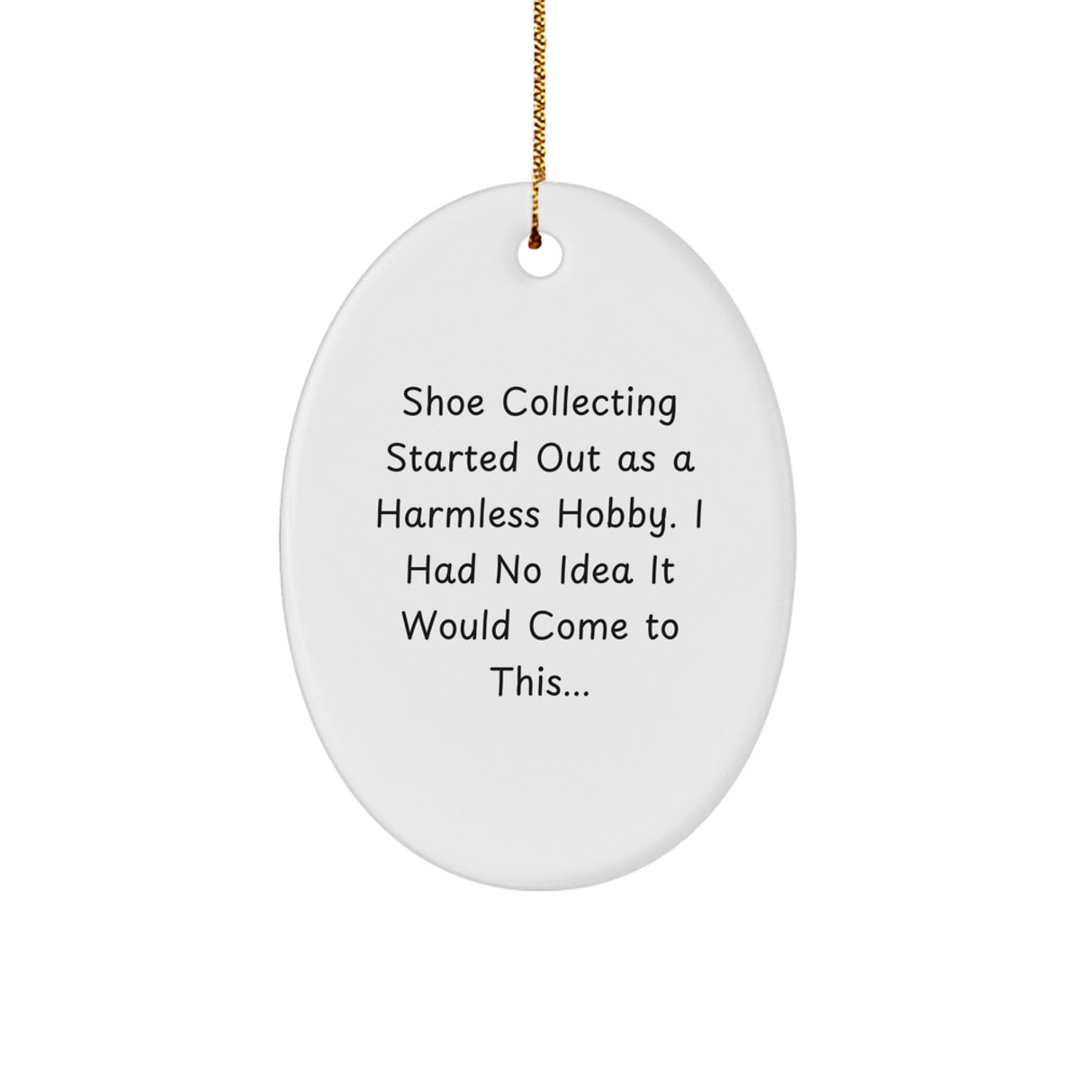 Favorite Shoe Collecting Christmas Ornament Gift for Kids - Harmless - Image 1