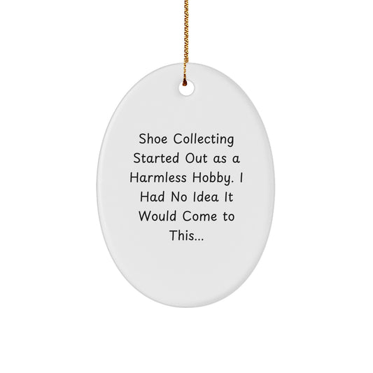 Favorite Shoe Collecting Christmas Ornament Gift for Kids - Harmless - Image 1